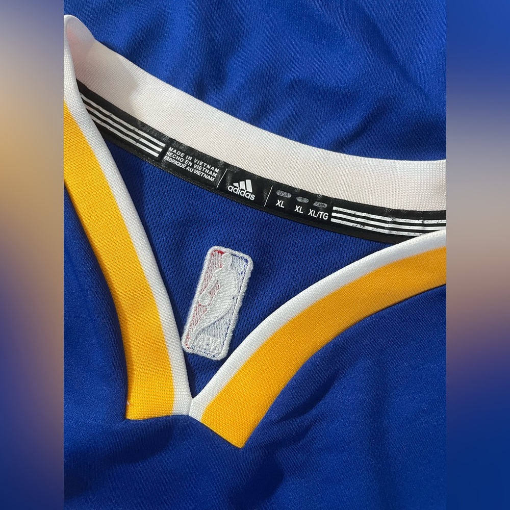 Adidas Golden State Warriors Stephen Curry #30 NBA Classics Swingman jersey XL - Picture 7 of 9